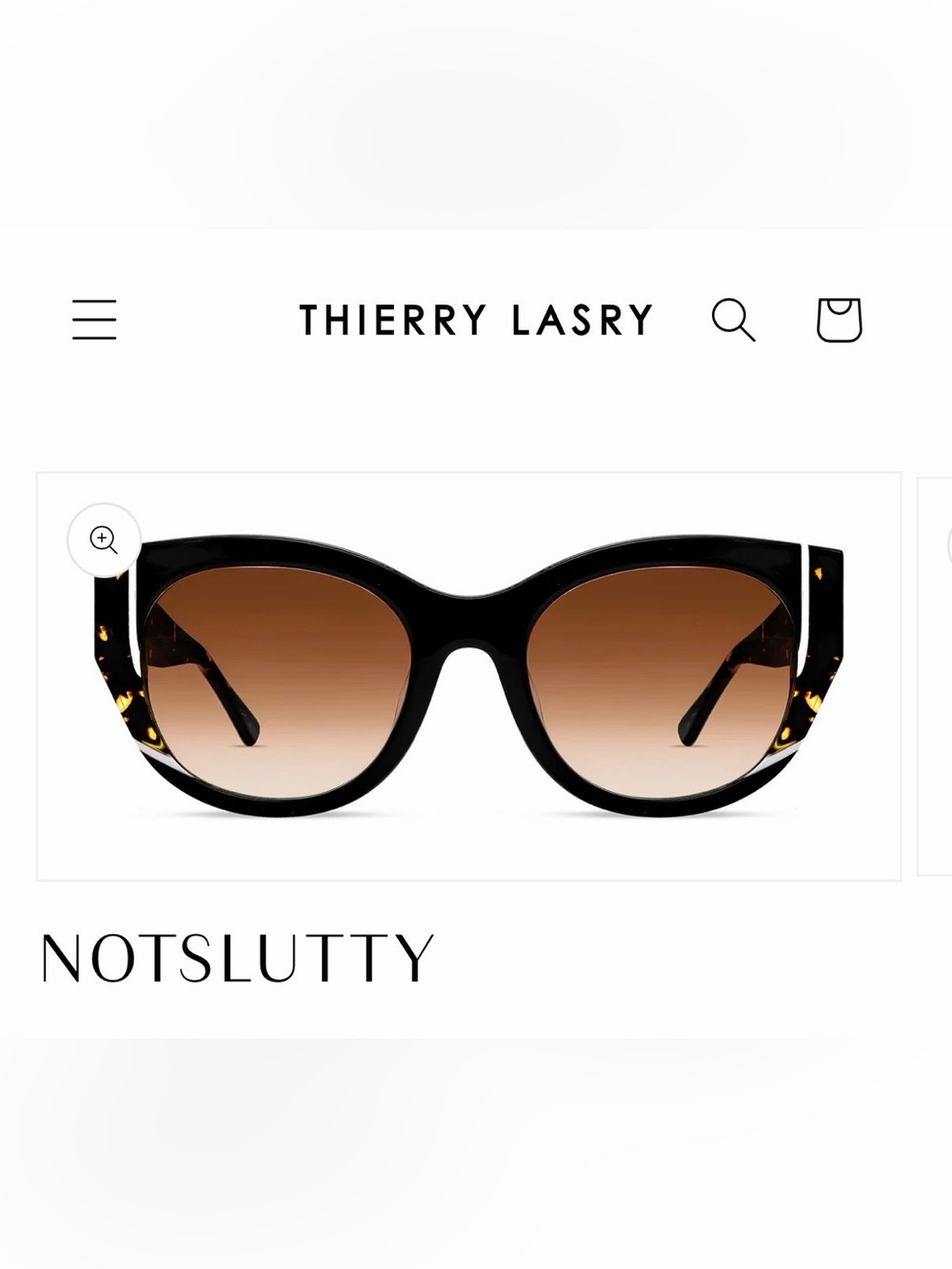 Thierry Lasry Snobby V62X Sunglasses (Multicolour) - Prescription -1.25